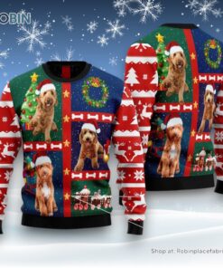 Cute Goldendoodle Ugly Christmas Sweatshirt, Sweater