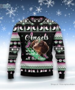 Dachshund Angel Dog Ugly Christmas Sweater, Christmas Gift For Dog Love Dachshund Angel Dog Ugly Christmas Sweater, Christmas Gift For Dog Love