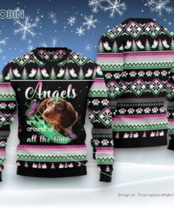 Dachshund Angel Ugly Christmas Sweater Dachshund Angel Ugly Christmas Sweater