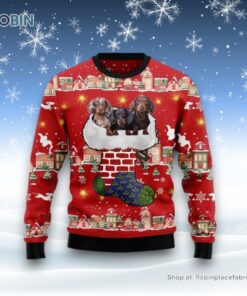 Dachshund Dog Light Up Ugly Christmas Sweater, Christmas Gift For Dog Love