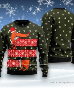 Dachshund Funny Christmas Ugly Christmas Sweatshirt, Sweater