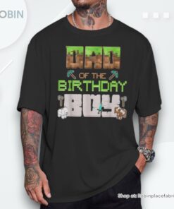 Dad And Mom Of The Birthday Boy Game Gaming Family Matching Shirt