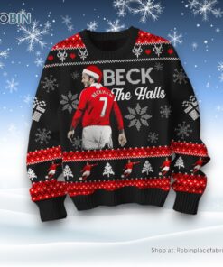 David Backham Beck The Halls Ugly Sweater and Sweatshirt David Backham Beck The Halls Ugly Sweater and Sweatshirt