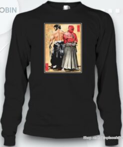 Deadpool And Wolverine Samurai Japanese Ukiyo E Style Mutant Samurai And Red Ronin Vintage Unisex Shirt Deadpool And Wolverine Samurai Japanese Ukiyo E Style Mutant Samurai And Red Ronin Vintage Unisex Shirt