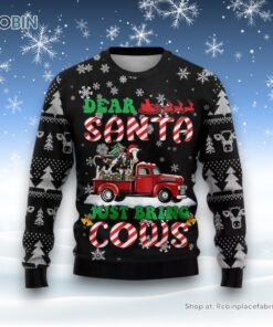 Dear Santa Ugly Christmas Sweatshirt, Sweater For Men Women, Christmas Gift, Farmers Sweater