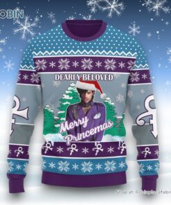 Dearly Beloved Merry Princemas Ugly Christmas Sweater and Sweatshirt Dearly Beloved Merry Princemas Ugly Christmas Sweater and Sweatshirt
