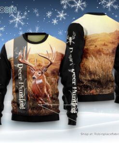 Deer Hunting Ugly Christmas Sweater
