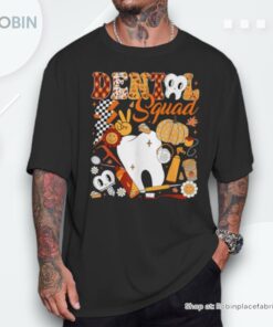 Dental Squad Fall Retro Tooth Dental Life Pumpkin Autumn Shirt