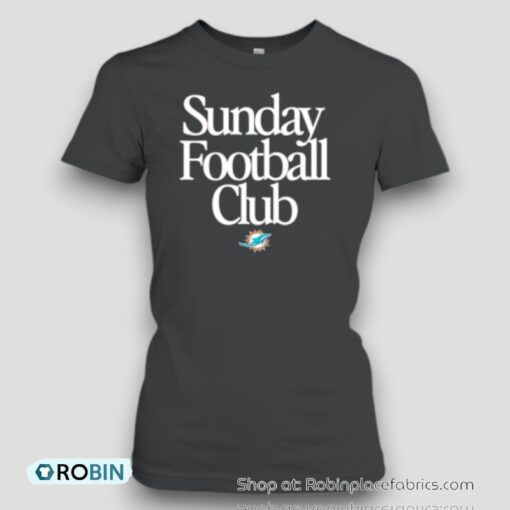 Discover the hottest Miami Dolphins Sunday Football Club Unisex Shirt