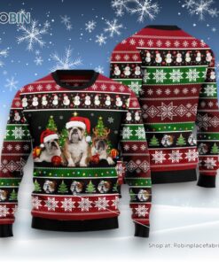 Dog Ugly Christmas Sweater, Bulldog Group Beauty Ugly Christmas Sweater, Funny Xmas Sweater