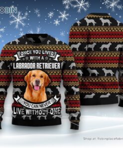 Dog Ugly Christmas Sweater, Labrador Retriever Ugly Christmas Sweater, Funny Xmas Sweater