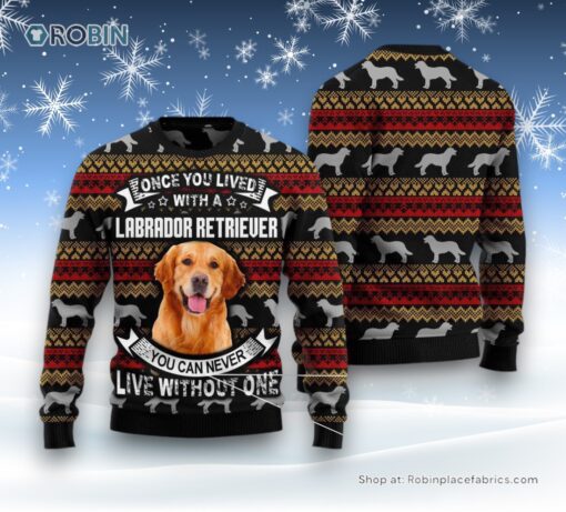 Dog Ugly Christmas Sweater, Labrador Retriever Ugly Christmas Sweater, Funny Xmas Sweater