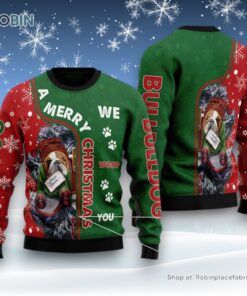 Dog Ugly Christmas Sweatshirt, Sweater, Bulldog Ugly Christmas Sweatshirt, Sweater, Funny Xmas Sweater