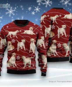 Dog Ugly Christmas Sweatshirt, Sweater, Labrador Retriever Xmas Ugly Christmas Sweatshirt, Sweater, Funny Xmas Sweater