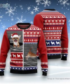 Dog Ugly Christmas Sweatshirt, Sweater, Lovely Chihuahua Ugly Christmas Sweatshirt, Sweater, Funny Xmas Sweater