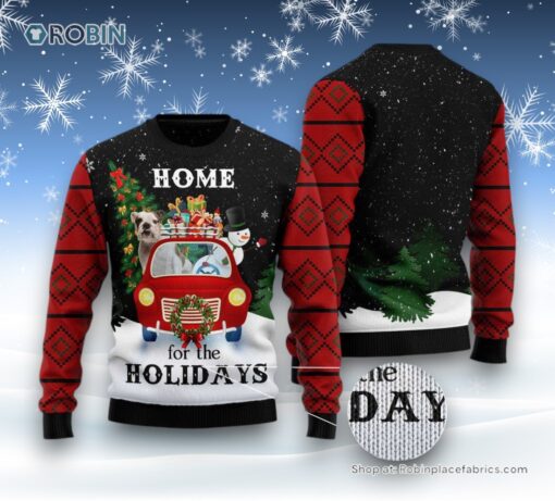 Dog Ugly Christmas Sweatshirt, Sweater, Merry Christmas Bulldog And Snowman Ugly Christmas Sweatshirt, Sweater, Funny Xmas Sweater