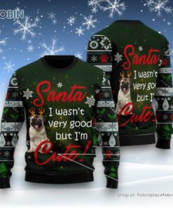 Dog Ugly Christmas Sweatshirt, Sweater, Pug I’M Cute Ugly Christmas Sweatshirt, Sweater, Funny Xmas Sweater