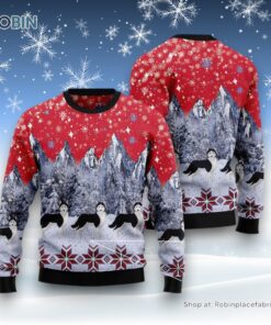 Dog Ugly Christmas Sweatshirt, Sweater, Siberian Husky Snow Ugly Christmas Sweatshirt, Sweater, Funny Xmas Sweater
