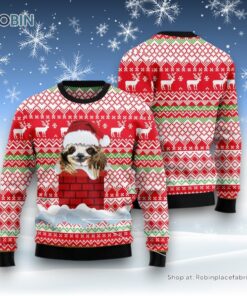 Dog Ugly Christmas Sweatshirt, Sweater, Sloth Chimney Ugly Christmas Sweatshirt, Sweater, Funny Xmas Sweater