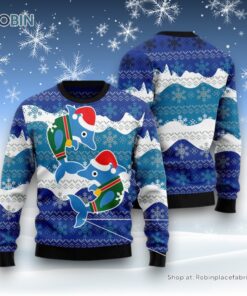 Dolphin Couple Ugly Christmas Sweater