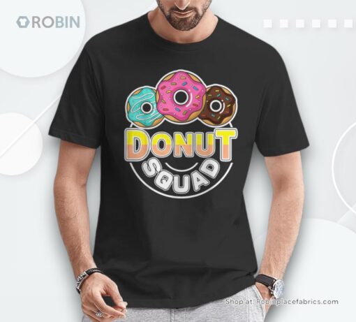 Donut Squad Matching Donut Party Crew Doughnut Sprinkles Shirt
