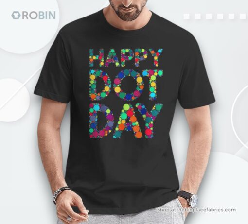 Dot Day 2024 Colorful Polka Dots Happy Dot Day Girls Dot Day Shirt