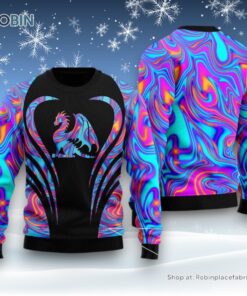 Dragon Color Ugly Christmas Sweater