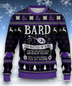 Dungeons & Dragons Classes Bard Sweater and Sweatshirt Dungeons & Dragons Classes Bard Sweater and Sweatshirt