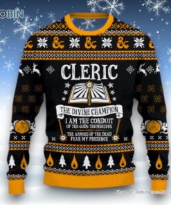 Dungeons & Dragons Classes Cleric Sweater and Sweatshirt