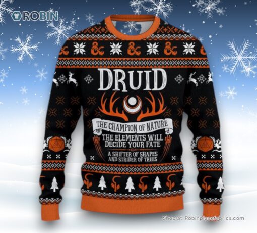 Dungeons & Dragons Classes Druid Sweater and Sweatshirt