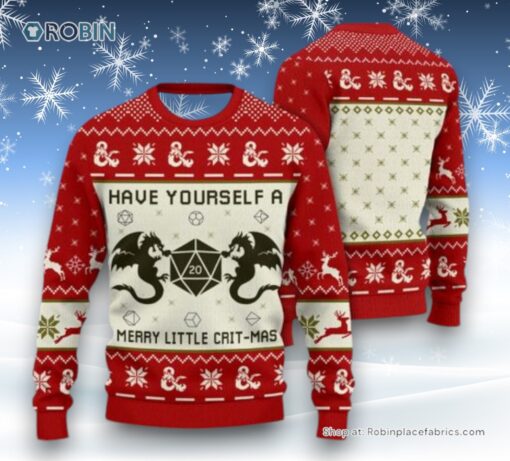 Dungeons & Dragons Classes Have Yourself Sweater and Sweatshirt