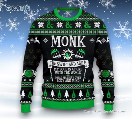 Dungeons & Dragons Classes Monk Sweater and Sweatshirt