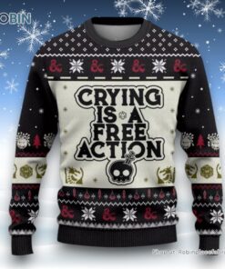 Dungeons & Dragons Crying Is A Free Action Ugly Sweater and Sweatshirt