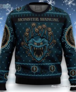 Dungeons & Dragons Monster Manual Ugly Christmas Sweater and Sweatshirt