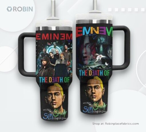 Eminem The Death of Slim Shady Stanley Tumbler Cup 40oz