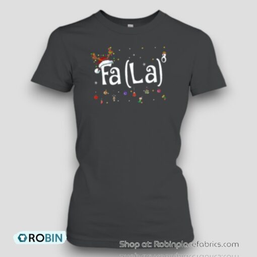 Fa La Christmas Lights Unisex Shirt