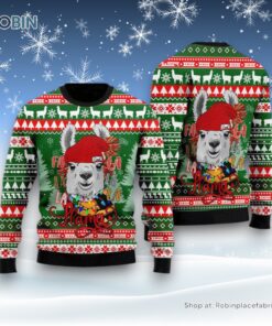 Fa La La La Llama Merry Ugly Christmas Sweater For Men And Women, Farm Ugly Sweater