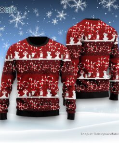 Fa La La Llama Pattern Xmas Ugly Christmas Sweater For Men And Women, Farm Ugly Sweater