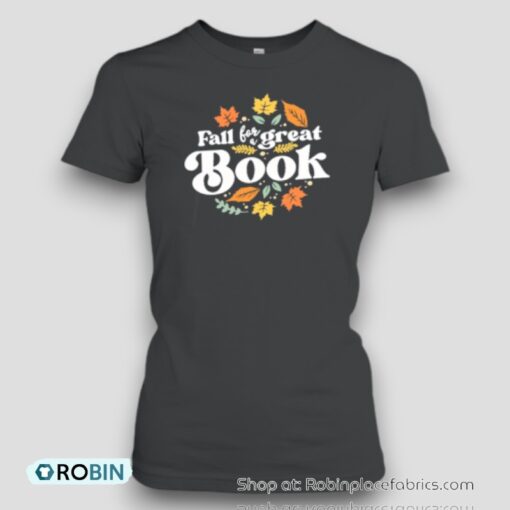 Fall For A Great Book Teacher Unisex Shirt