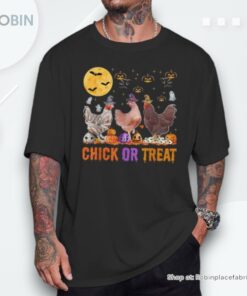 Fall Halloween Chicken Pumpkin Chick Or Treat Spooky Shirt Fall Halloween Chicken Pumpkin Chick Or Treat Spooky Shirt