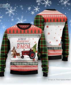 Farm Best Memories Ugly Christmas Sweater
