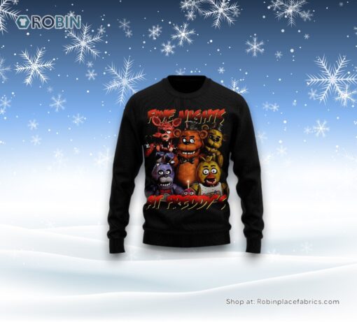 Five Nights At Freedy’s Where Fantasy & Fun Come To Life Ugly Sweater and Sweatshirt