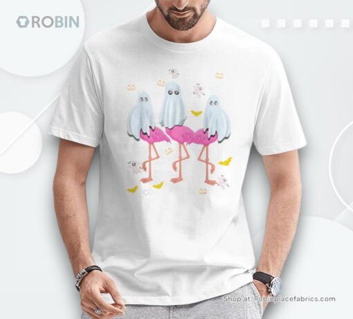 Flamingo Boo Halloween Party Shirt