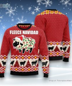 Fleece Navidad Ugly Christmas Sweater