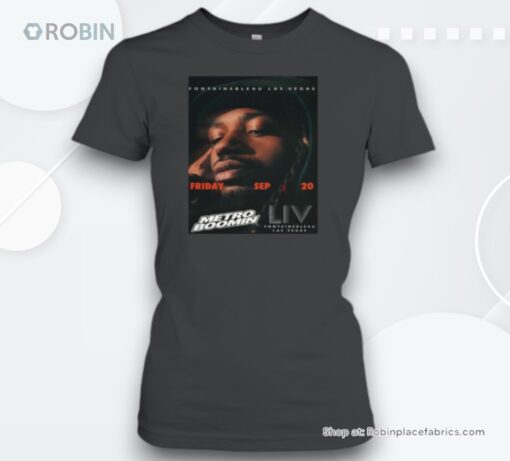 Fontainebleau Las Vegas Friday 20 September 2024 With Metro Boomin Poster Unisex Shirt