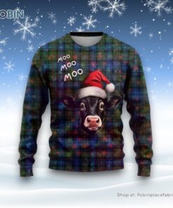 Funny Angus Cow Christmas Ugly Christmas Sweaters For Men Women, Christmas Gift, Farmers Sweater