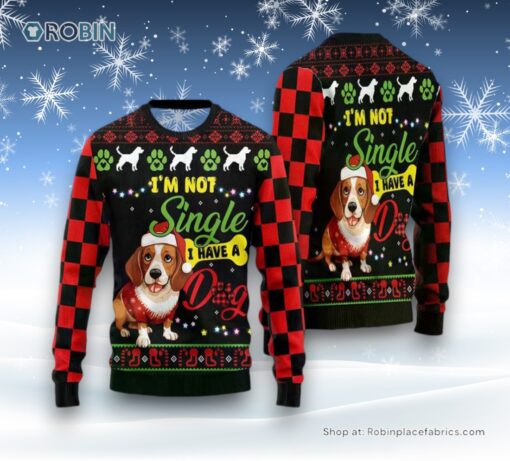 Funny Beagle Dog Ugly Christmas Sweater, Christmas Gift For Dog Love
