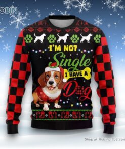 Funny Beagle Dog Ugly Christmas Sweater, Christmas Gift For Dog Love