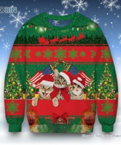 Funny Cat Ugly Christmas Sweatshirt, Sweater, Christmas Gift For Cat Love Funny Cat Ugly Christmas Sweatshirt, Sweater, Christmas Gift For Cat Love