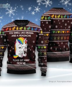 Funny Unicorn Ugly Christmas Sweatshirt, Sweater